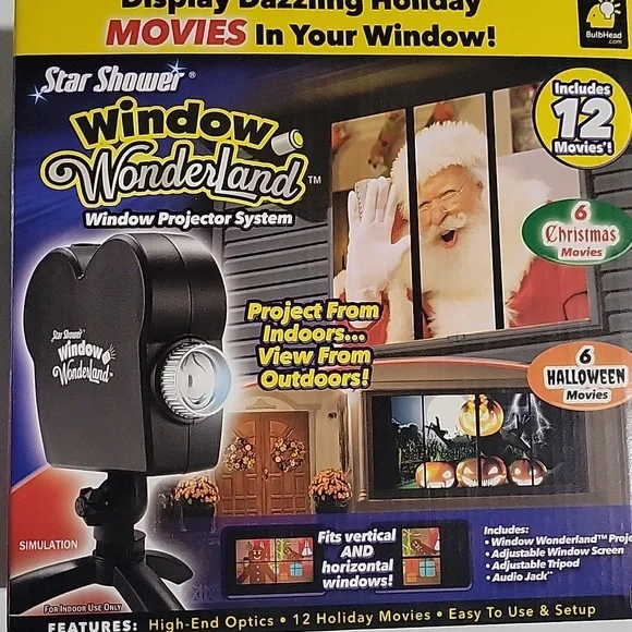 Star Shower Window Wonderland Projector - Picture 2 of 3